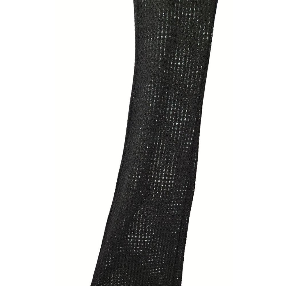 H&M Divided Pants Bootcut Open Knit Black Womens Sz XS Panty Lined High Rise NEW - Picture 4 of 7